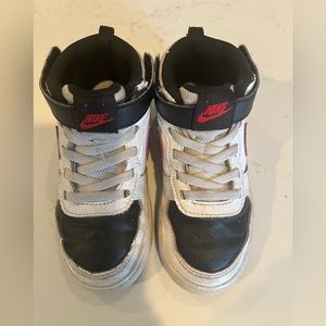 Nike Toddler Court Borough high top Recraft Shoes size 9c